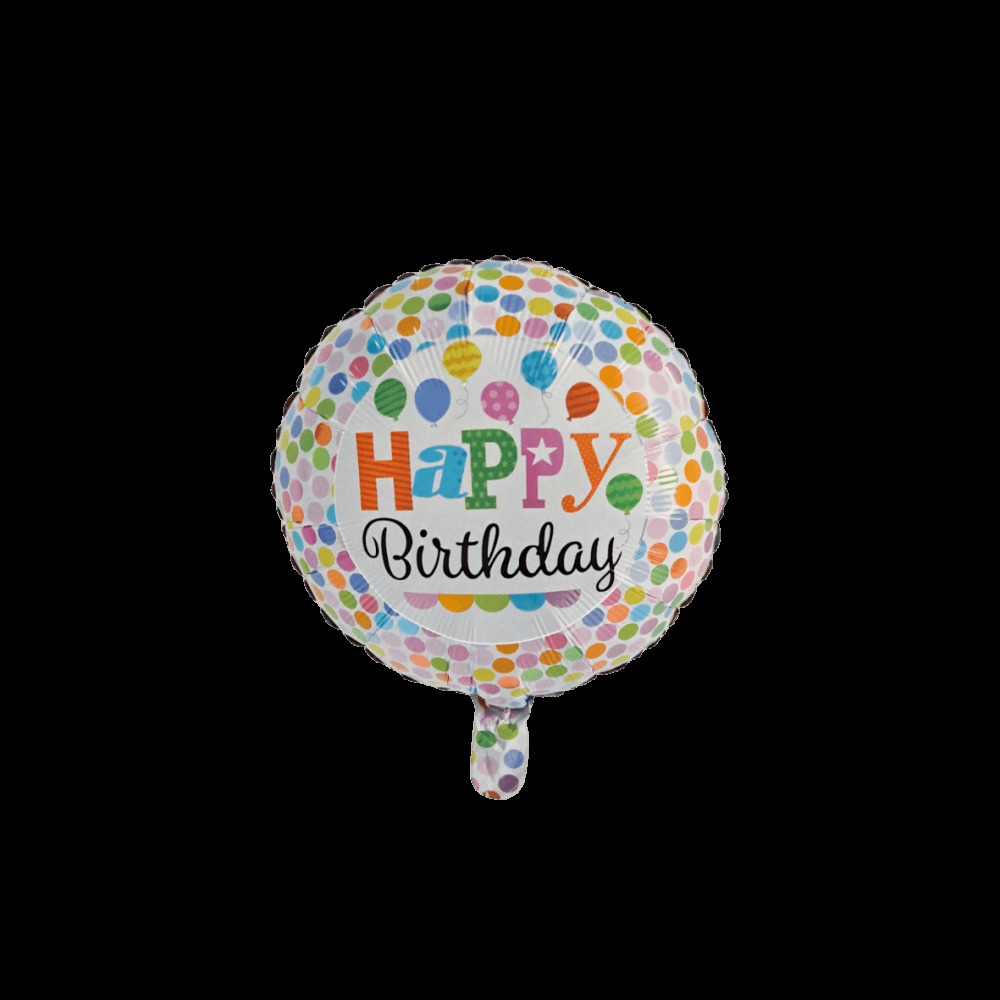 Happy Birthday Poker Dot Balloon